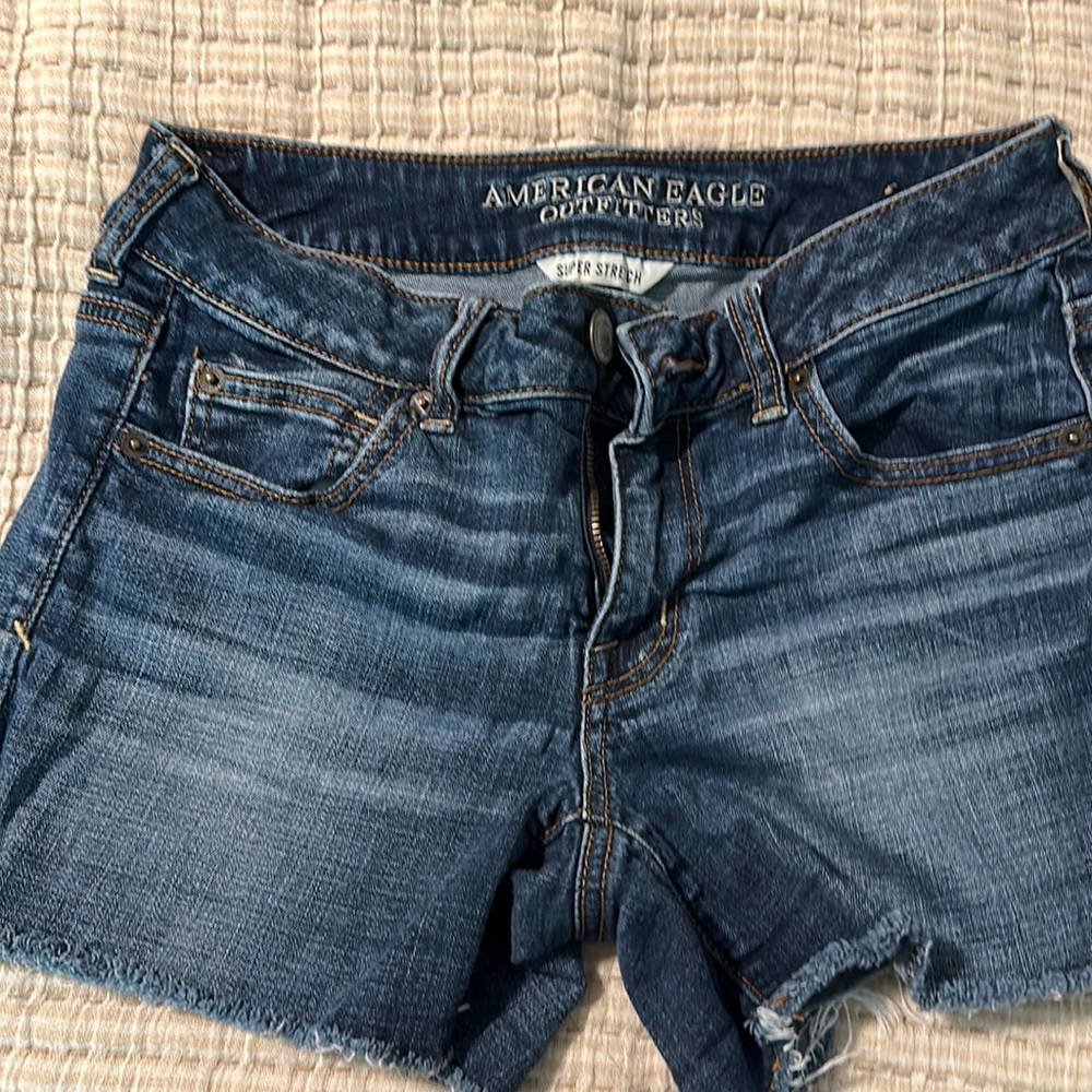 Dark Wash Jean Shorts